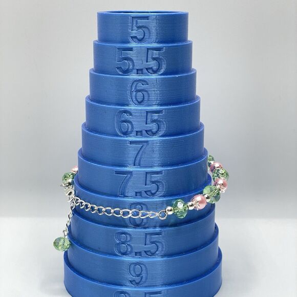 Stunning Pink Green Glass Pearl Beaded Bar Chain Necklace Earrings Bracelet Set - Picture 7 of 8